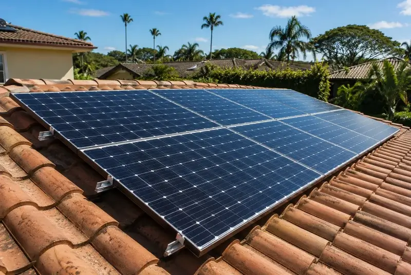 Installation de panneaux solaires à Chessy